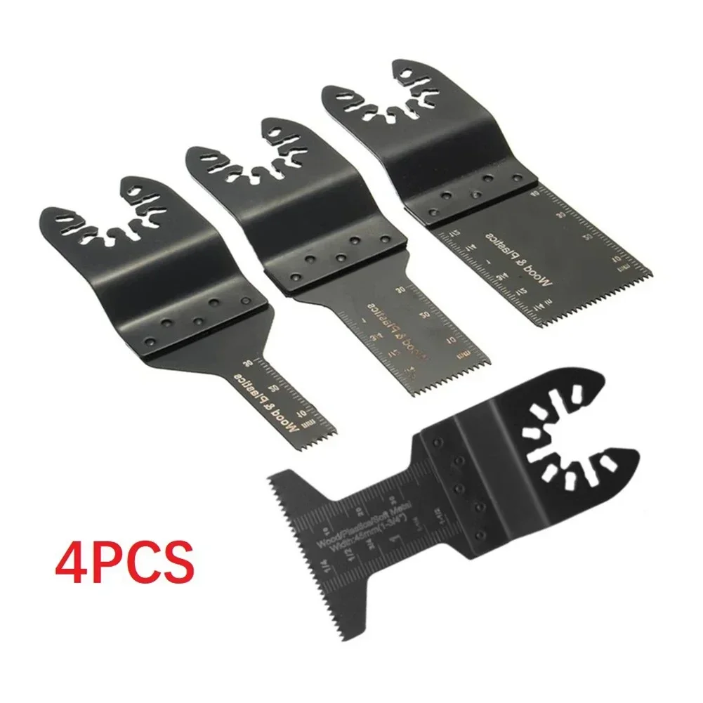 4pcs/Set Oscillating Saw Blade MultiTool Circular Saw For Renovator Power Cutting Wood Metal Multi Cutter Blade 10 20 34 45mm