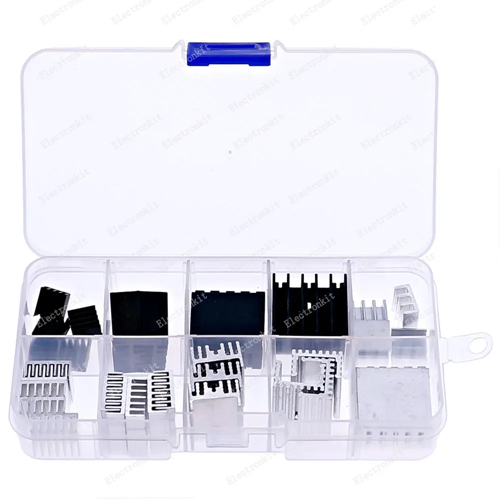 Kit de disipador térmico de 33 piezas, refrigeración, Raspberry Pi, VRAM, CPU, GPU, VGA, IC, portátil, LED, MOSFET, Transistor SCR, regulador de voltaje