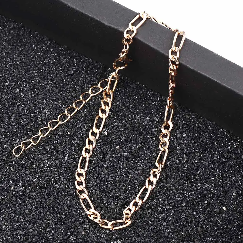 Модный-простой-унисекс-звеньевый-сплав-1-шт-золотой-и-серебряный-браслет-цепочка-браслет-на-щиколотке-ювелирные-изделия