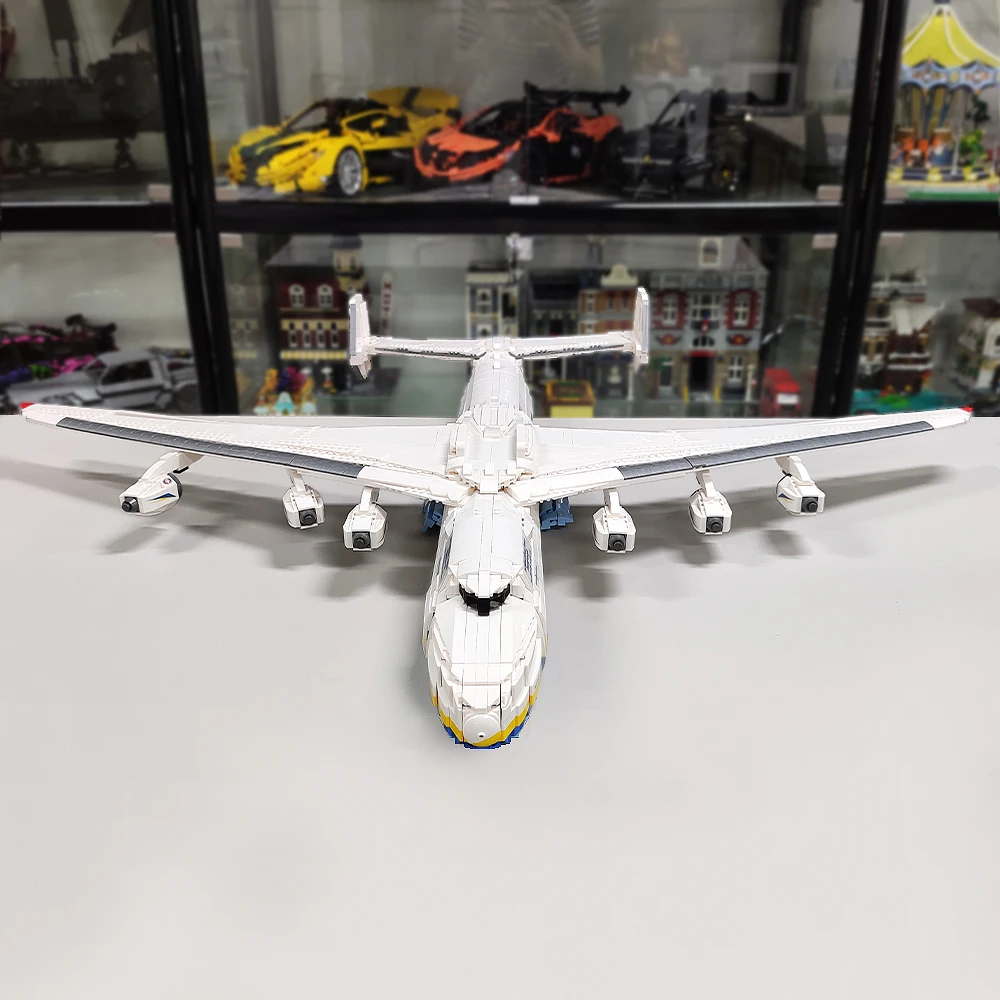 Airplane Architecture AN-225 Large Transport Aircraft Model Building Blocks Big Size 5350PCS Brick Set Assembly Kid Toy For Gift