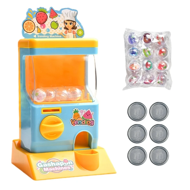 

Kids Fun Realistic Miniature Vending Machine Toy Children Party Role Playing Game Props for Stall Gaming Stores Furniture Model