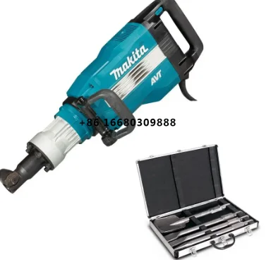 

ALL NEW AUTHENTIC HM1511 + P65A 1850W 30mm Hex Shank Electric Demolition Jack Hammer Breaker Techsmart 4pce 30mm