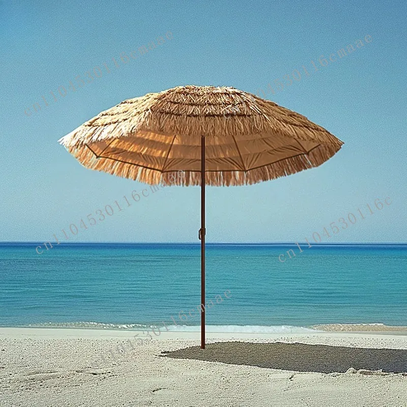 

NEW Sunshade Umbrella Simulation Grass Umbrella Sun Umbrella
