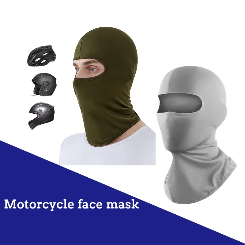 

Мотоциклетная маска для лица, крутая солнцезащитная маска для улицы, Балаклава из лайкры, мотобайкерская ветрозащитная маска, ветрозащитный головной убор для езды на велосипеде