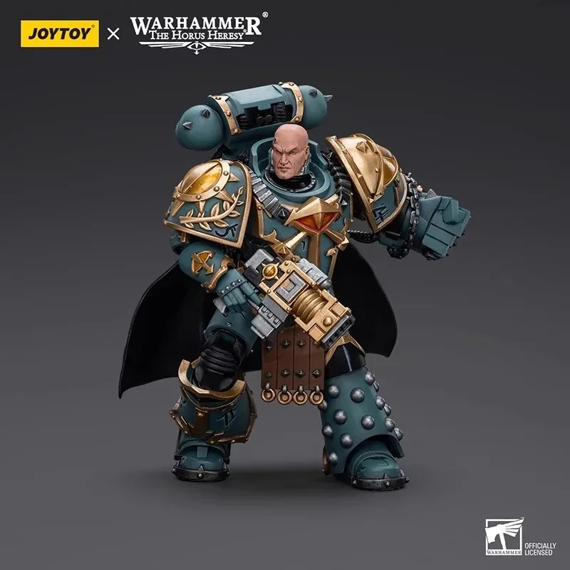 [IN STOCK] JOYTOY 1/18 Warhammer The Horus Heresy Action Figures Sons of Horus Legion Praetor with Power Fist Model Toy Gifts