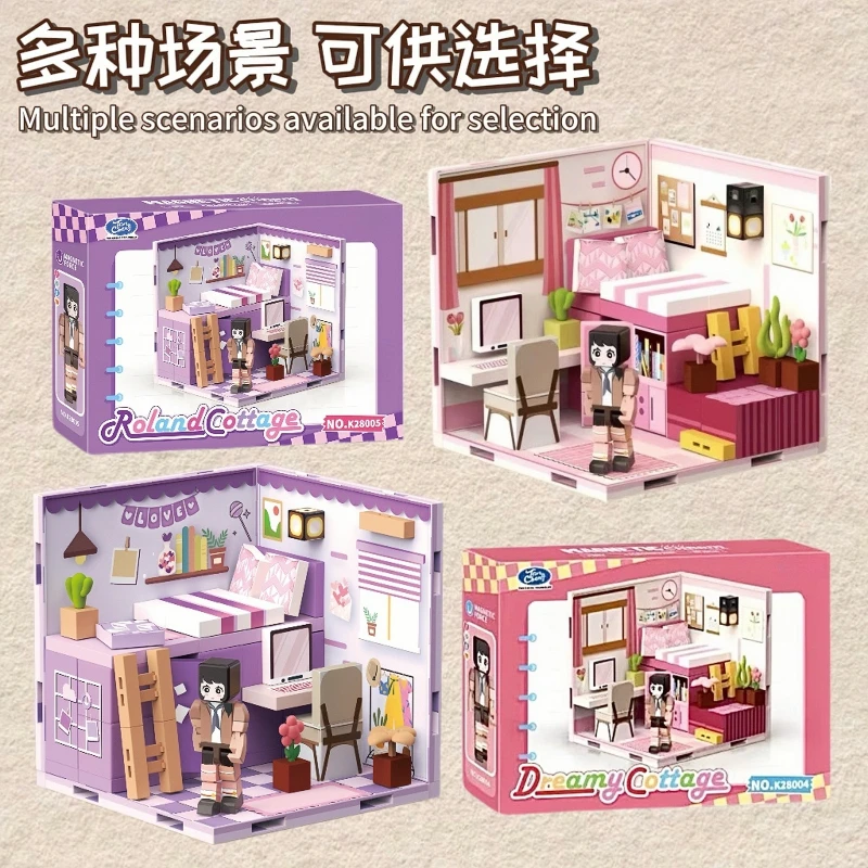 Nouveau jouet attraction magnétique cube magnétique puzzle bloc de construction interactif cadeau