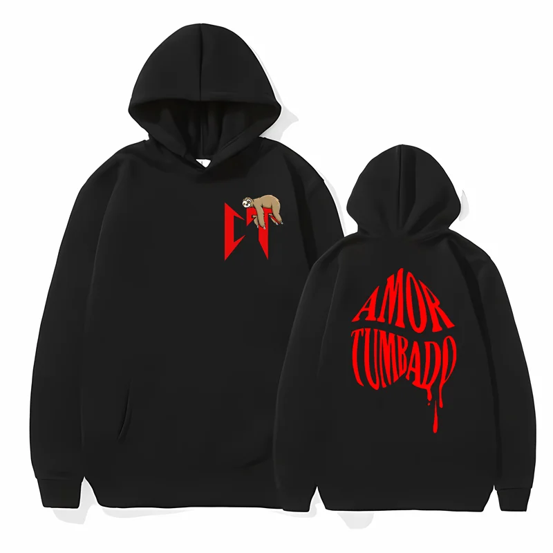 

2024 Hottest CT Sloth Printed Corridos Tumbados Hoodies Men Women Natanael Cano Clothing Hoodies New Design Street Style Hoodie