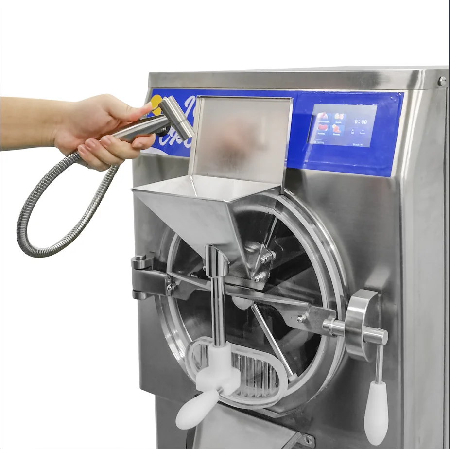 5 Function 48L/60L/100L/H Adjust Speed Ice Cream Maker Hard Ice Cream Batch Freezer