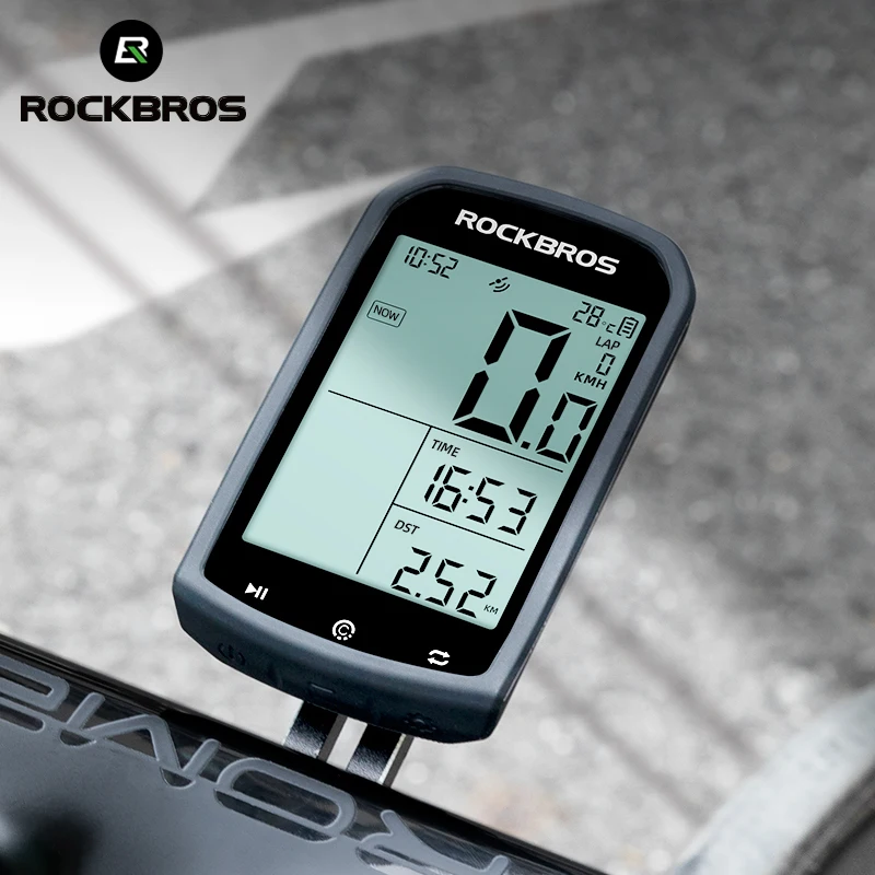 ROCKBROS komputer rowerowy GPS 5.0 ANT Bluetooth wodoodporny bezprzewodowy cyklokomputer prędkościomierz rowerowy stoper akcesoria rowerowe
