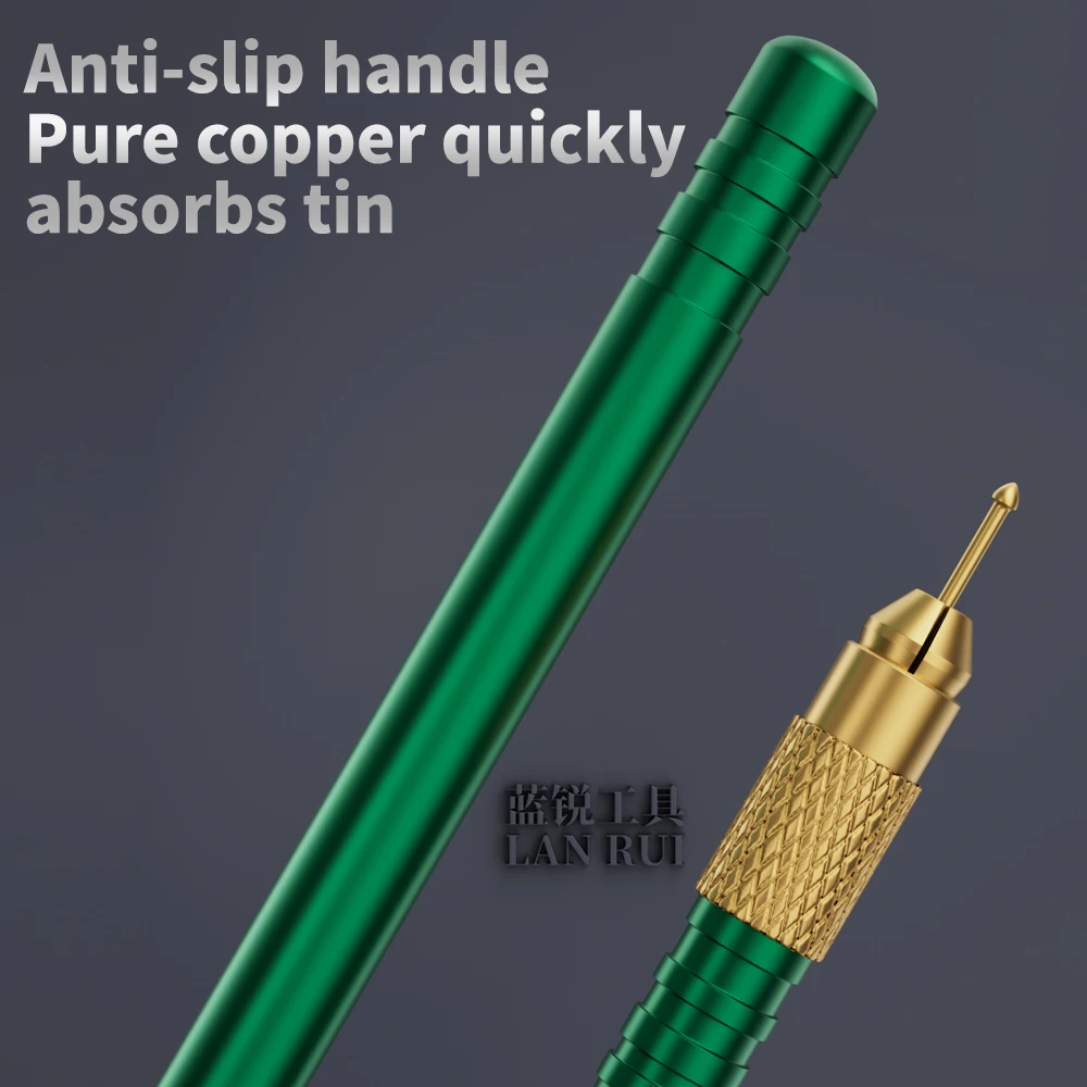 LANRUI M24 순수 구리 납땜 핀 휴대폰 수리용 메인보드 납땜 카드 슬롯 커넥터 납땜 회수 도구