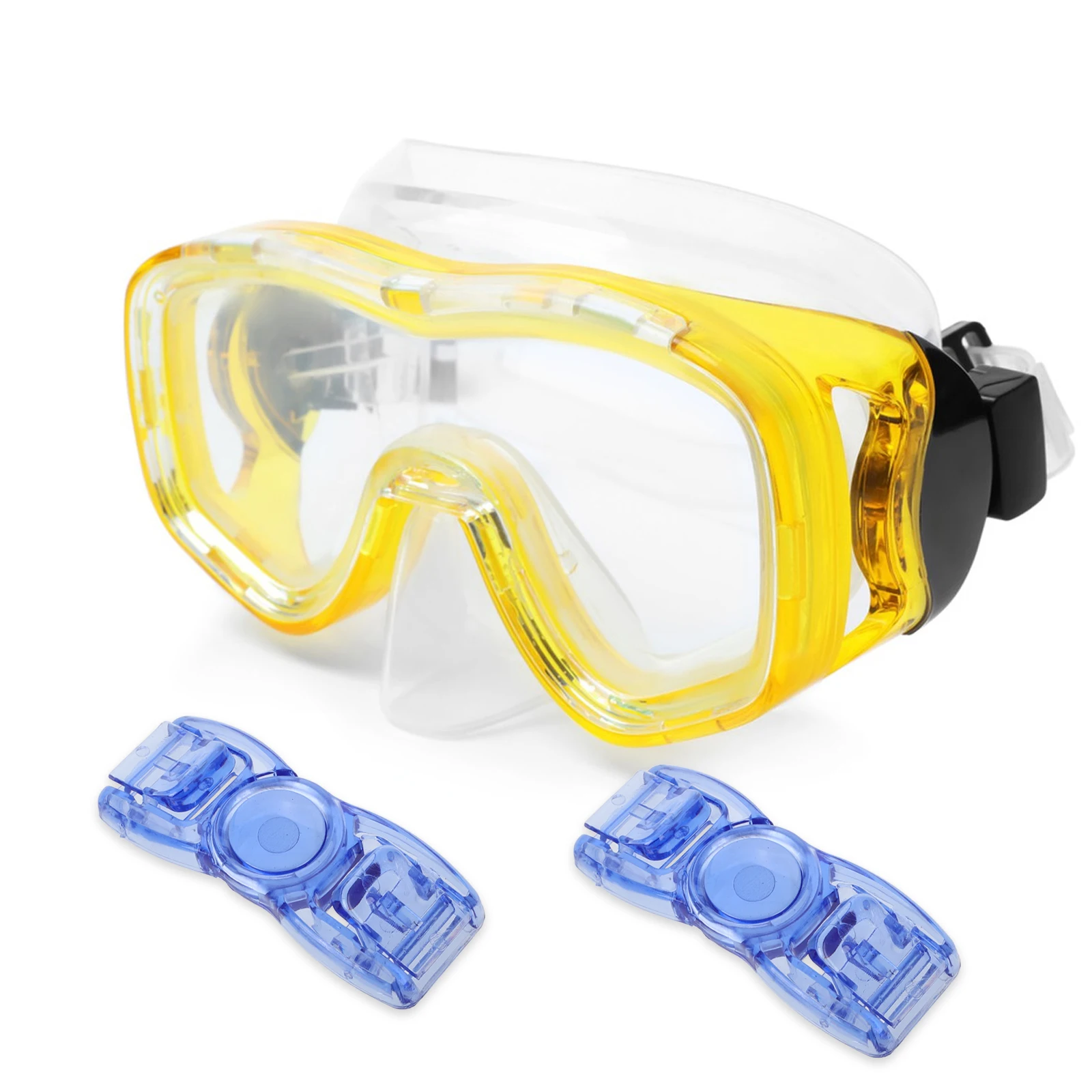

4 Pcs Swim Goggles Buckles Universal Replacement Clips Strap Accessories Mini Buttons Compatible Secure Fit Lightweight Portable