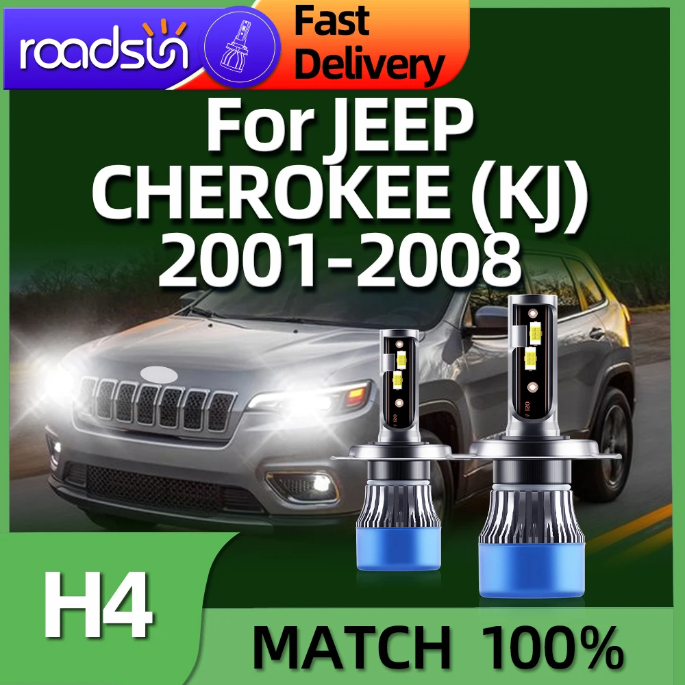 

Car Lights H4 LED 30000LM Atuo Lamp Headlight Bulb For JEEP CHEROKEE (KJ) 2001 2002 2003 2004 2005 2006 2007 2008