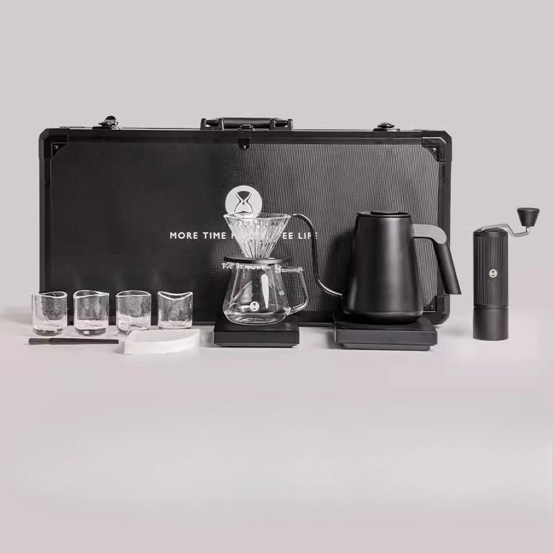 Complete Hand Brewed Coffee Gift Box  Home Coffee Pot Advanced Set