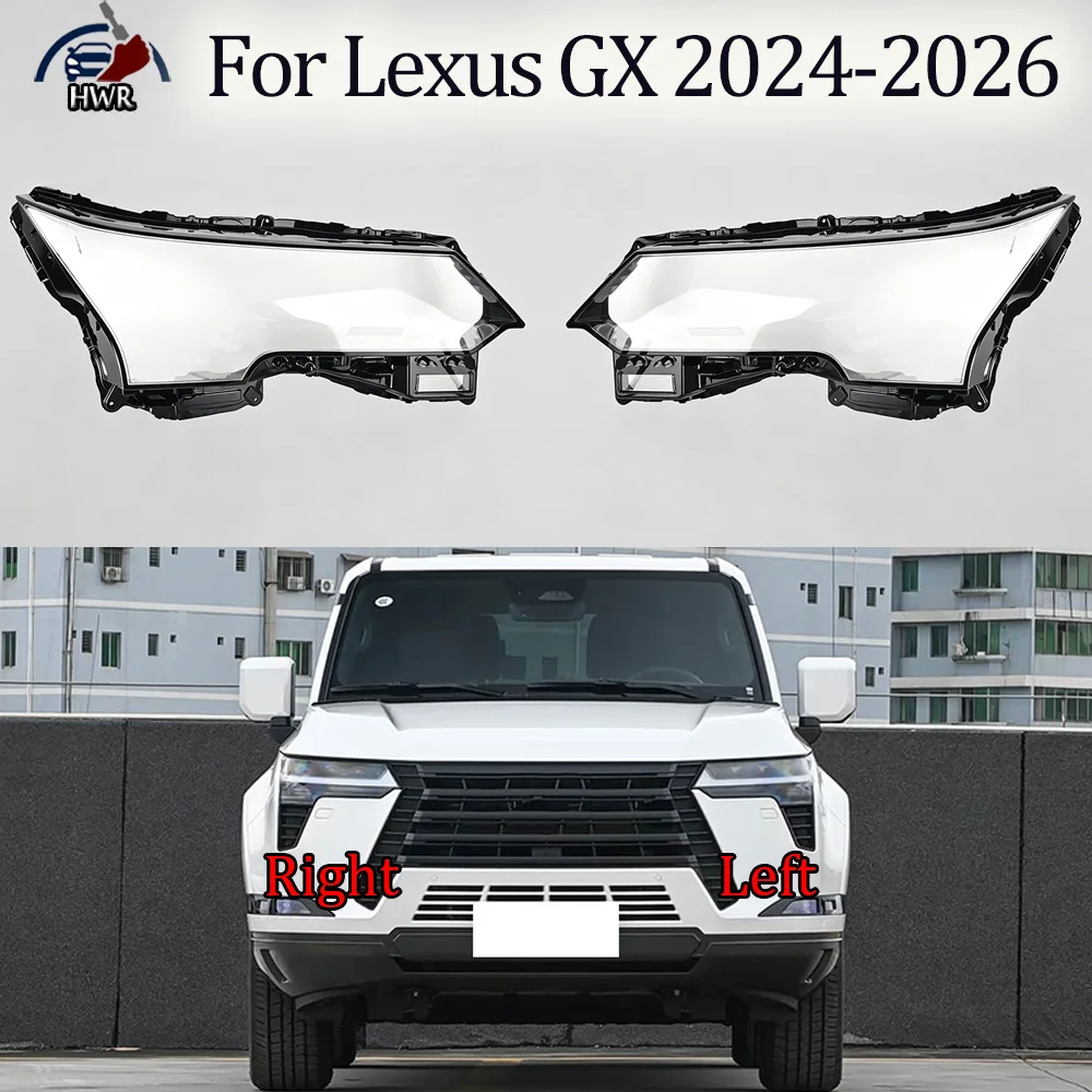 

For Lexus 2024 2025-2026 GX Headlight Cover Transparent Lampshade Lamp Lens Headlamp Shell Plexiglass Auto Replacement Parts