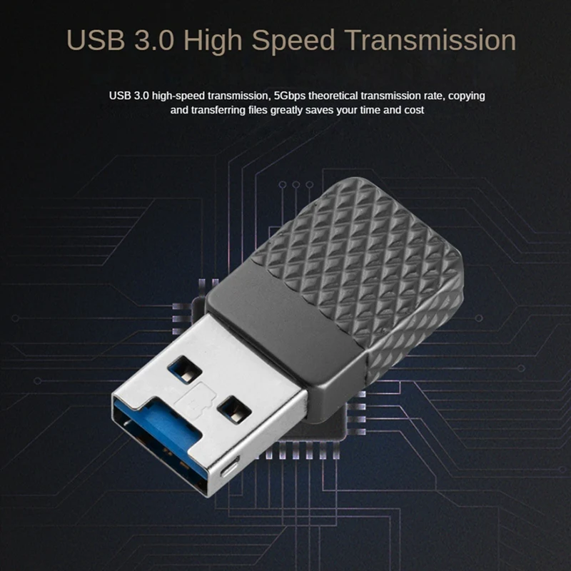 Top-USB 3.0 Memory Card Reader Adapter TF Card Reader For Card/TF Card Reader Adapter PC Computer Laptop