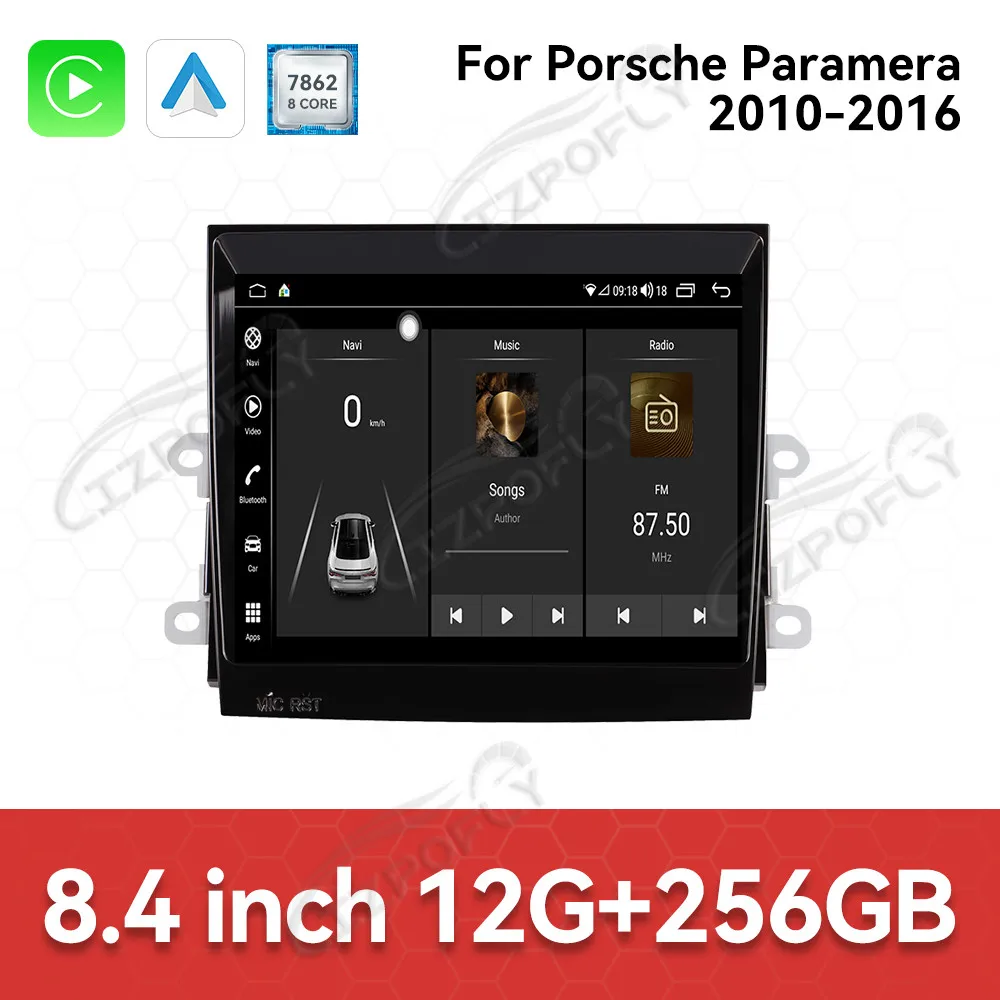 For Porsche Paramera 2010-2016 Android Auto Carplay Car Radio Automotive Multimedia Stereo Player GPS Navigation WiFi Head Unit