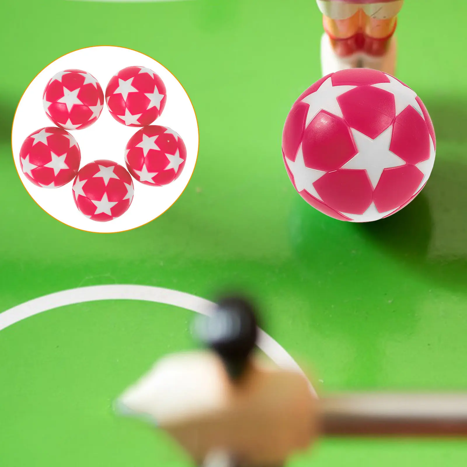 

Набор из 10 шариков для настольного футбола, прочные, из полимерной смолы, для замены настольных футбольных аксессуаров