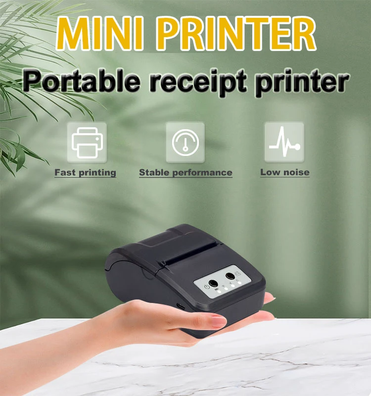 Imagem -05 - Mini Impressora Térmica Portátil do Recibo do Oem Impressora Handheld Inkless para o Bolso Usb Wifi Bluetooth