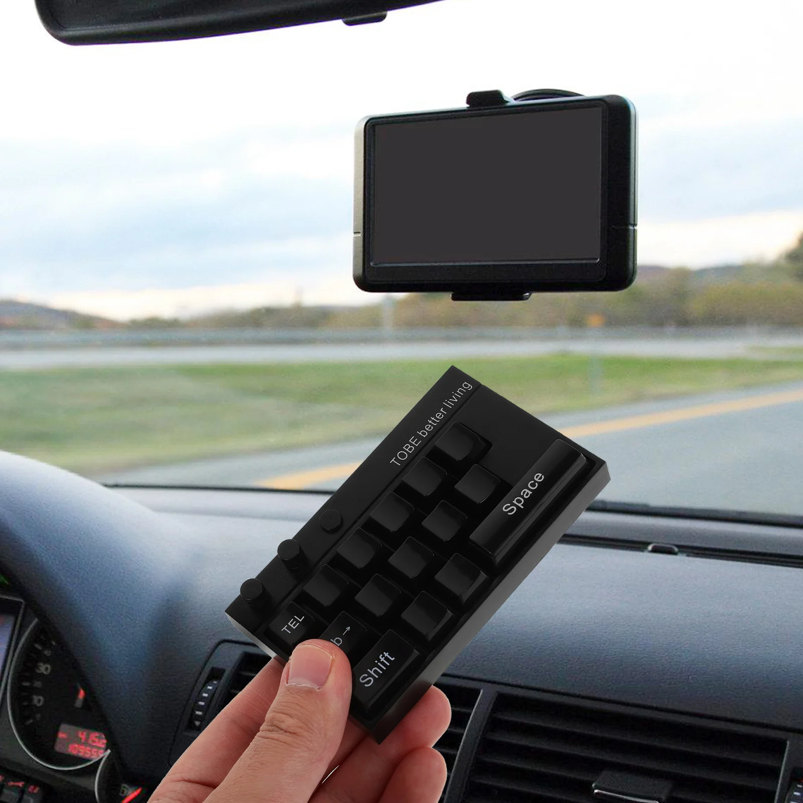 

Retro Phone Number Sign Temporary Parking Display Plate Dashboard Mount for Easy Vehicle Relocation and Contact Visibility