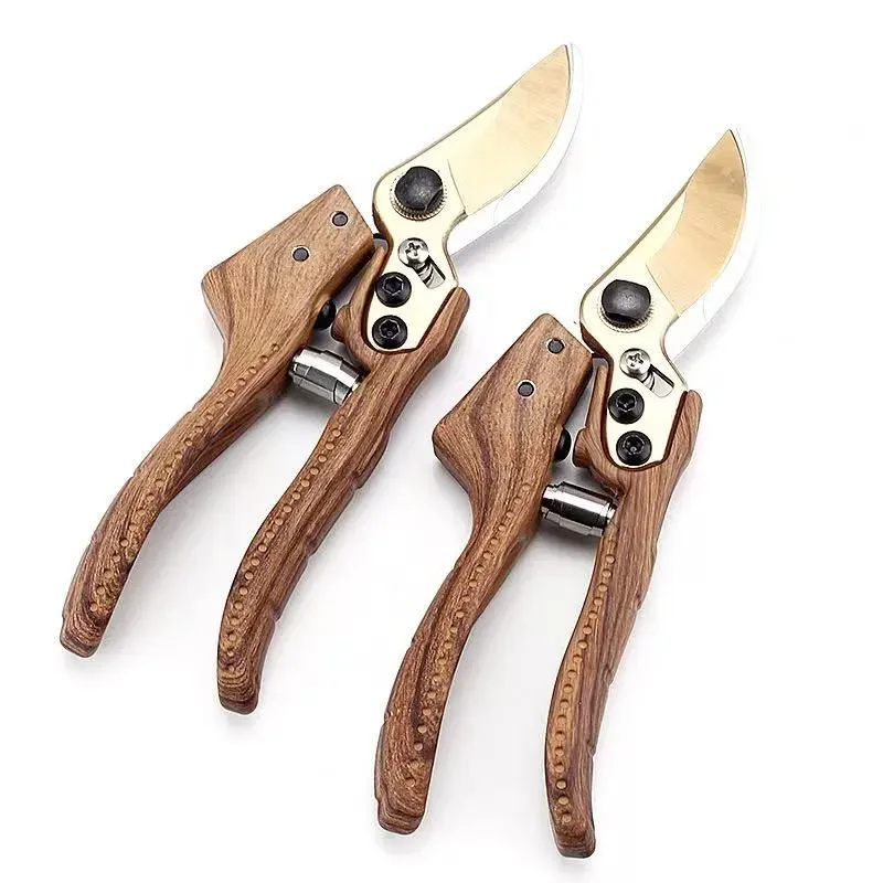 

1Set SK5 Steel Twocolor Blade Gardening Shears Bypass Pruning Scissors Heavy Duty Pruning Manual Pruning GardenTool Wood Pattern