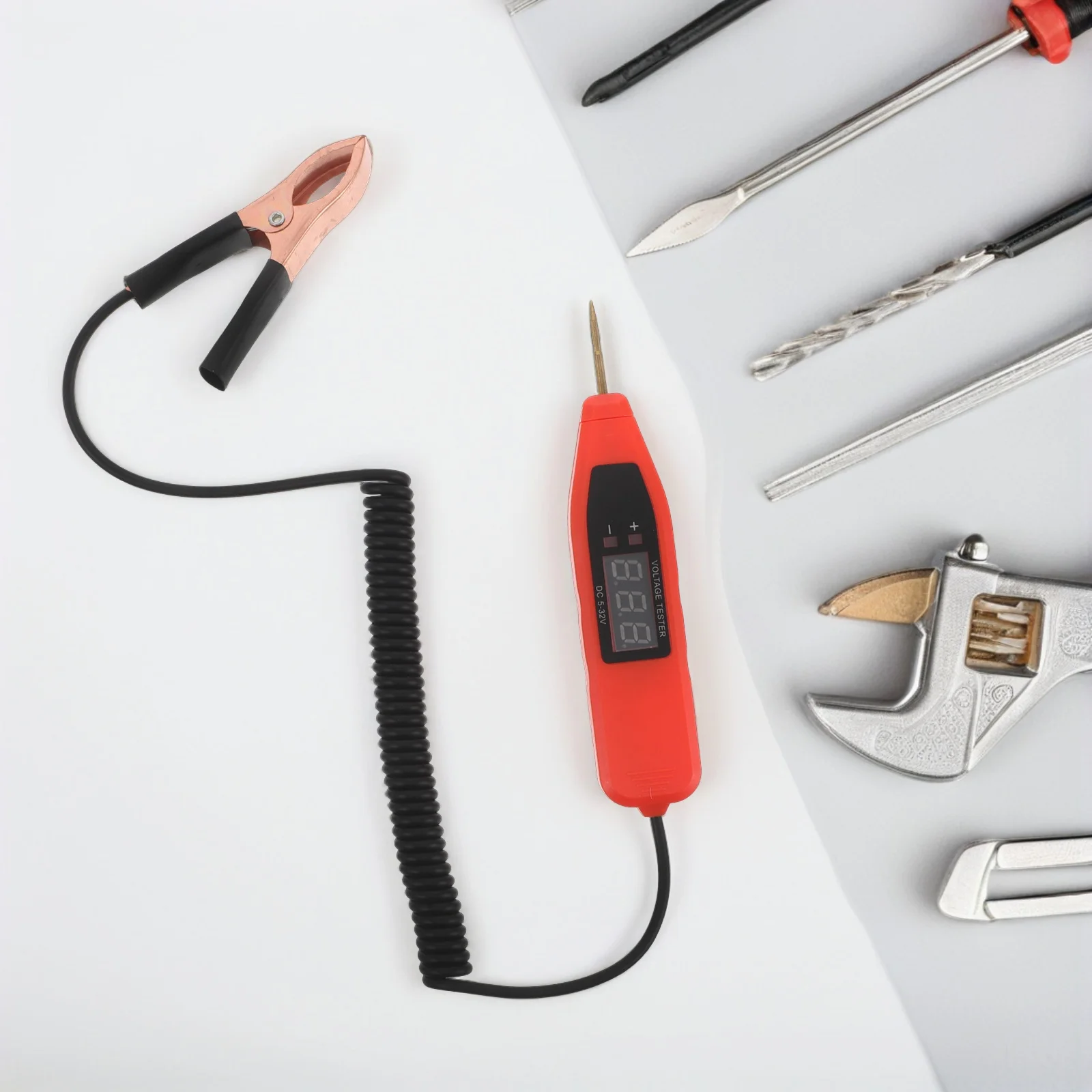 

Автомобильный тестер напряжения, высокоточный прибор для проверки электрических цепей автомобиля, портативный тестер зажигания и освещения для транспортных средств