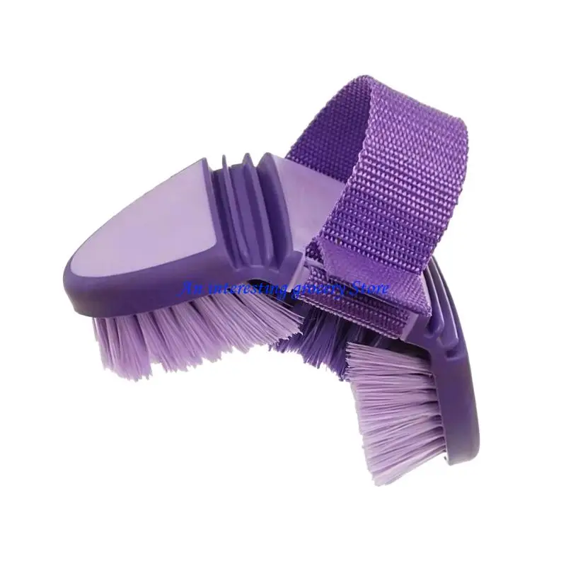 652D Bendable Brush Horse Care Tool Soft Bristle Horse Grooming Brush Cleaning Tool for Bathing and Cleaning Easy to Use