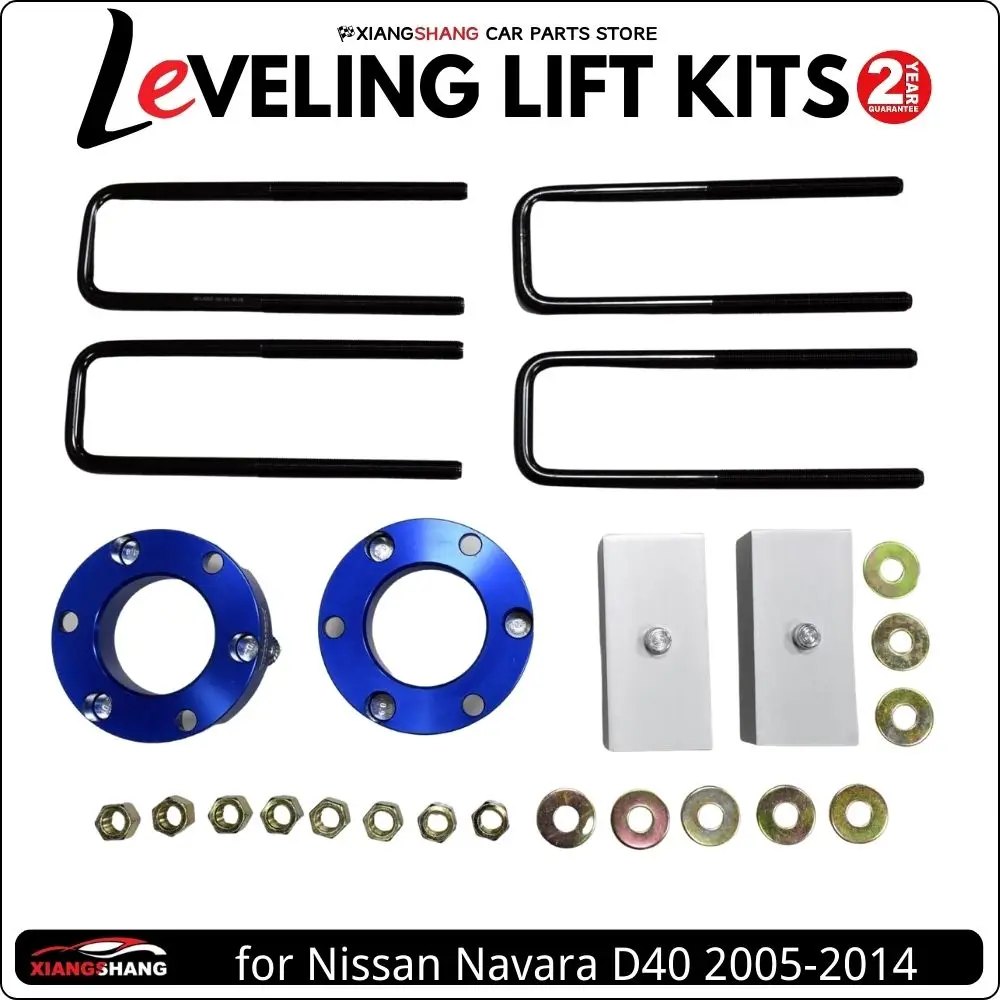 Front and Rear Suspension Leveling Lift Up Kits for Nissan Navara D40 Kit Raise Adapter Strut Spring