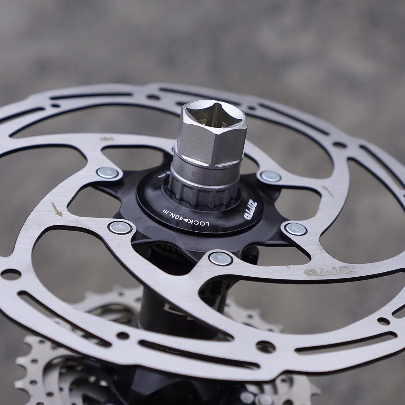 ZTTO CT03 Kassettenwerkzeug 1/2"-Anschluss Hochfester Stahl für 8-13-Gang K7 Center Lock HG XD Kompatibel mit MTB- und Rennrädern – Detail 7