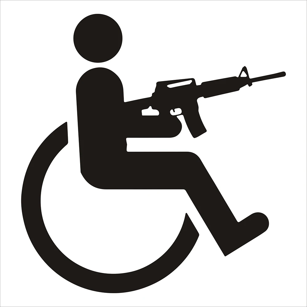 

Автомобильные наклейки, запрещены с пистолетом, виниловые наклейки, украшения на заднее окно автомобиля, водонепроницаемые и солнцезащитные, 15 см