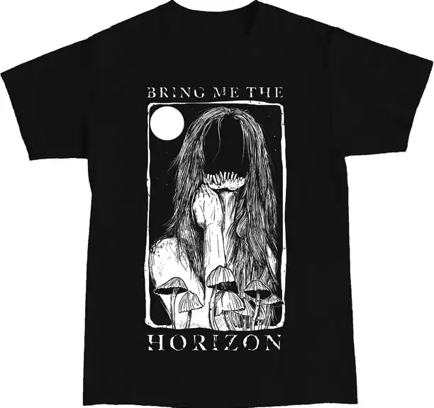 Faceless Bring Me The Horizon  Band T-Shirt 100% Cotton Graphic Tee Men Women Summer Streetwear Top