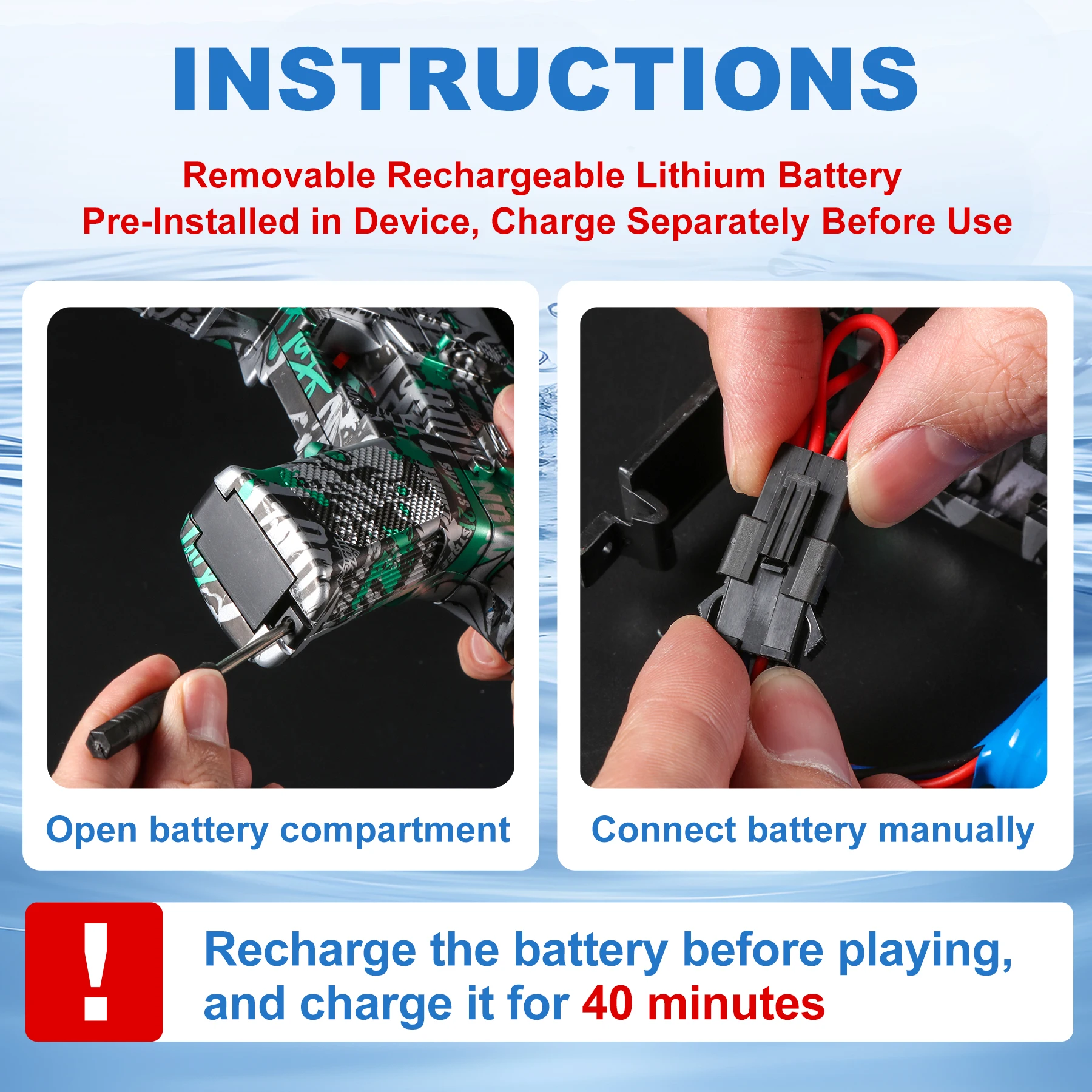 مسدس لعبة كرة جل كهربائي M416، متعة الصيف في الهواء الطلق، عالي السرعة قابل لإعادة الشحن، معدني، ألعاب حمام السباحة/الشواء العائلية (بدون رصاصات)