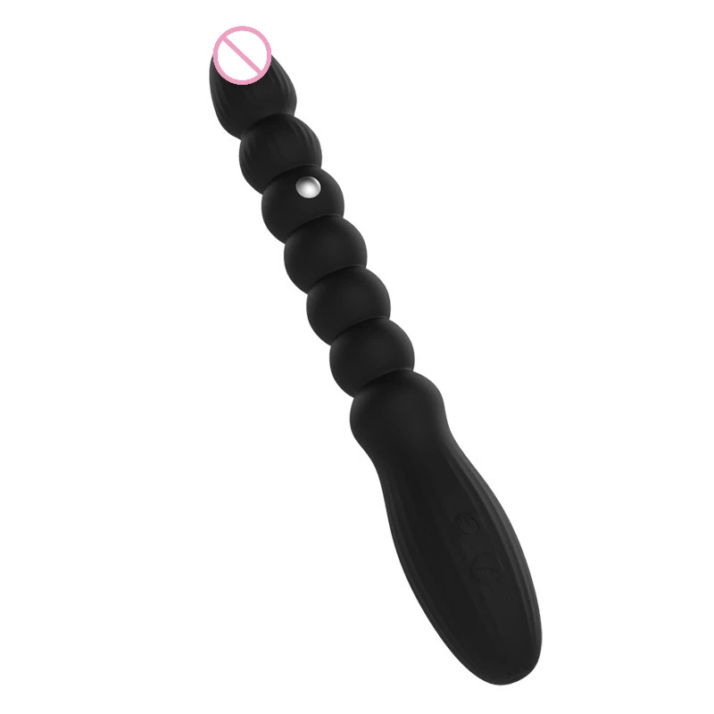 Anal Vibrator for Men Prostate Massager Vibrating Butt Plug Anal Balls Sex Toy for Women Male Gay Silicone Adult Masturbator Toy