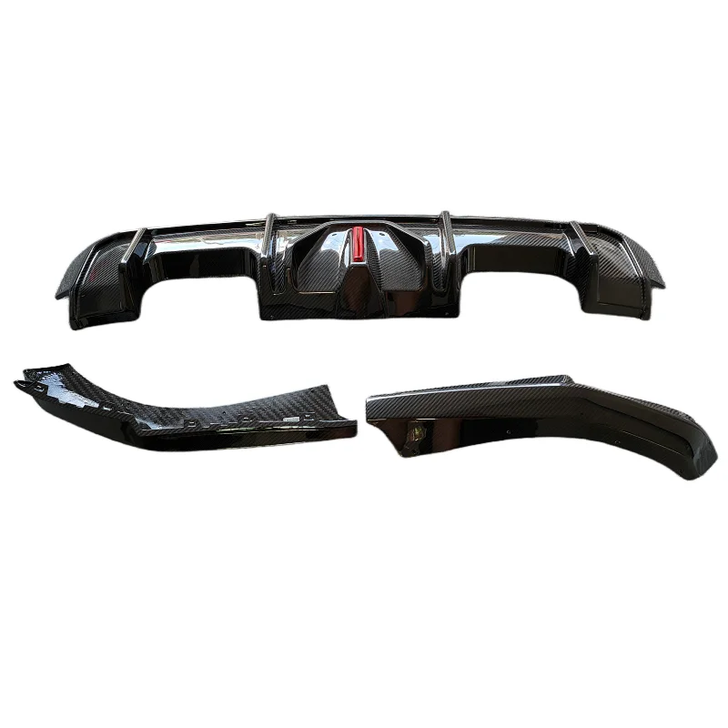 11Used for the 2021-2022 BMW G80 M3 G83 M4  style dry carbon fiber illuminated rear diffuser body kit