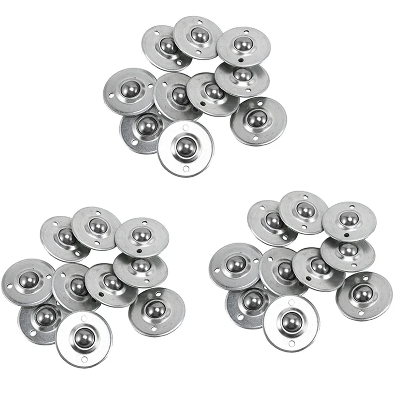 

SYW-30Pcs CY-16B 5/8-Inch Bearing Steel Roller Ball Flange Conveyor Transfer Unit
