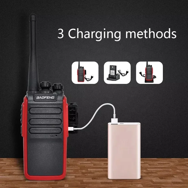 Baofeng-BF-E88 Walkie-talkies, 5W, 400-470MHz Channel, 16 High Power Handhelds for Hotel, Restaurant, Construction Site, Outdoor