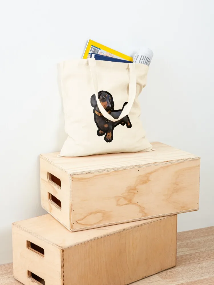 Doxie Tote Bag foldable reusable bag custom fabric bag Gift bags shopper woman