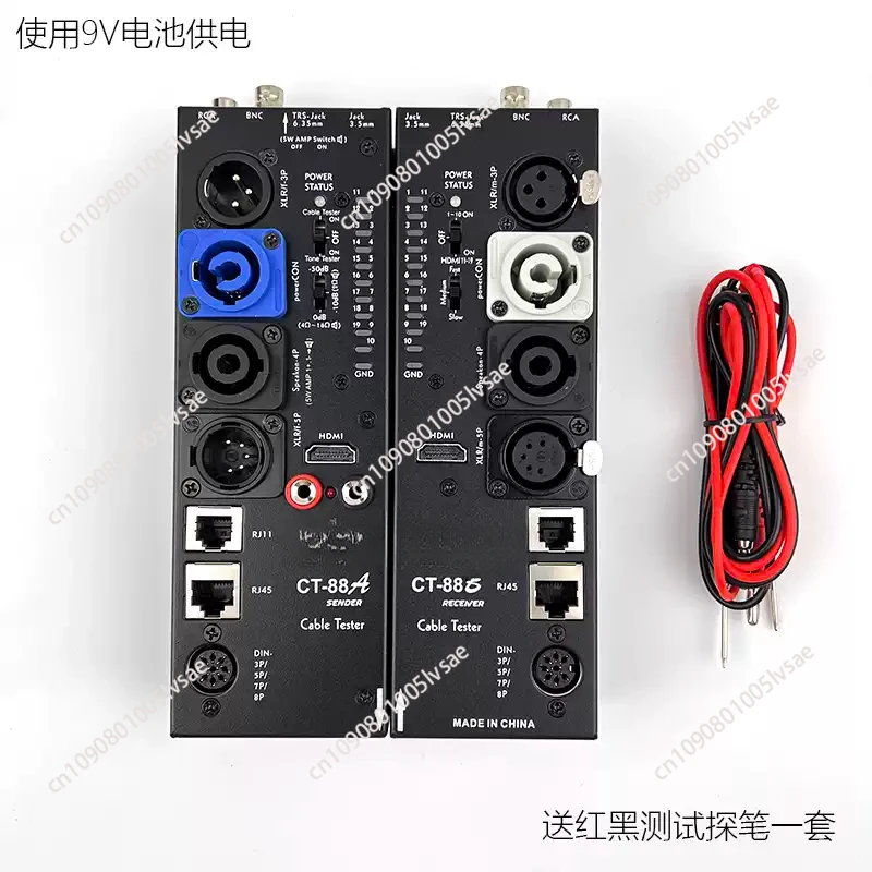 Separate Multi-Function Xlr Signal Hdm Automatic Audio Side Line Meter CT-88