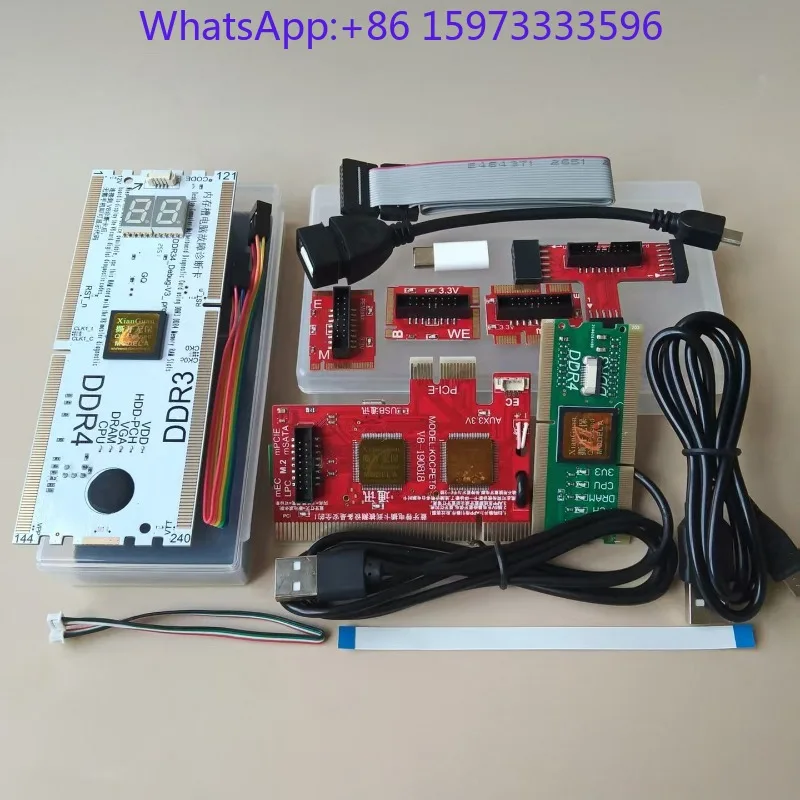 Debug Diagnostic Test Card for Computer Motherboard CPU Memory Graphic Card Fault Detection Support USB Port Maintenance Spare
