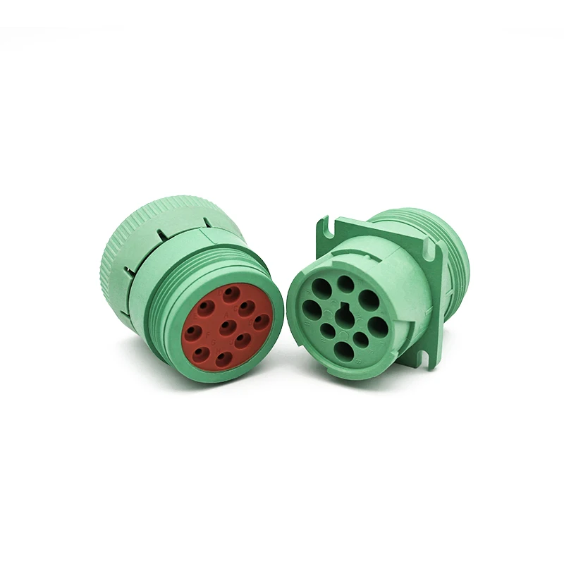 HD10-9-1939P-P080 9-pin ذكر عقال الفلمنكية موصل مقاوم للمياه واجهة تشخيصية موصلات كهربائية