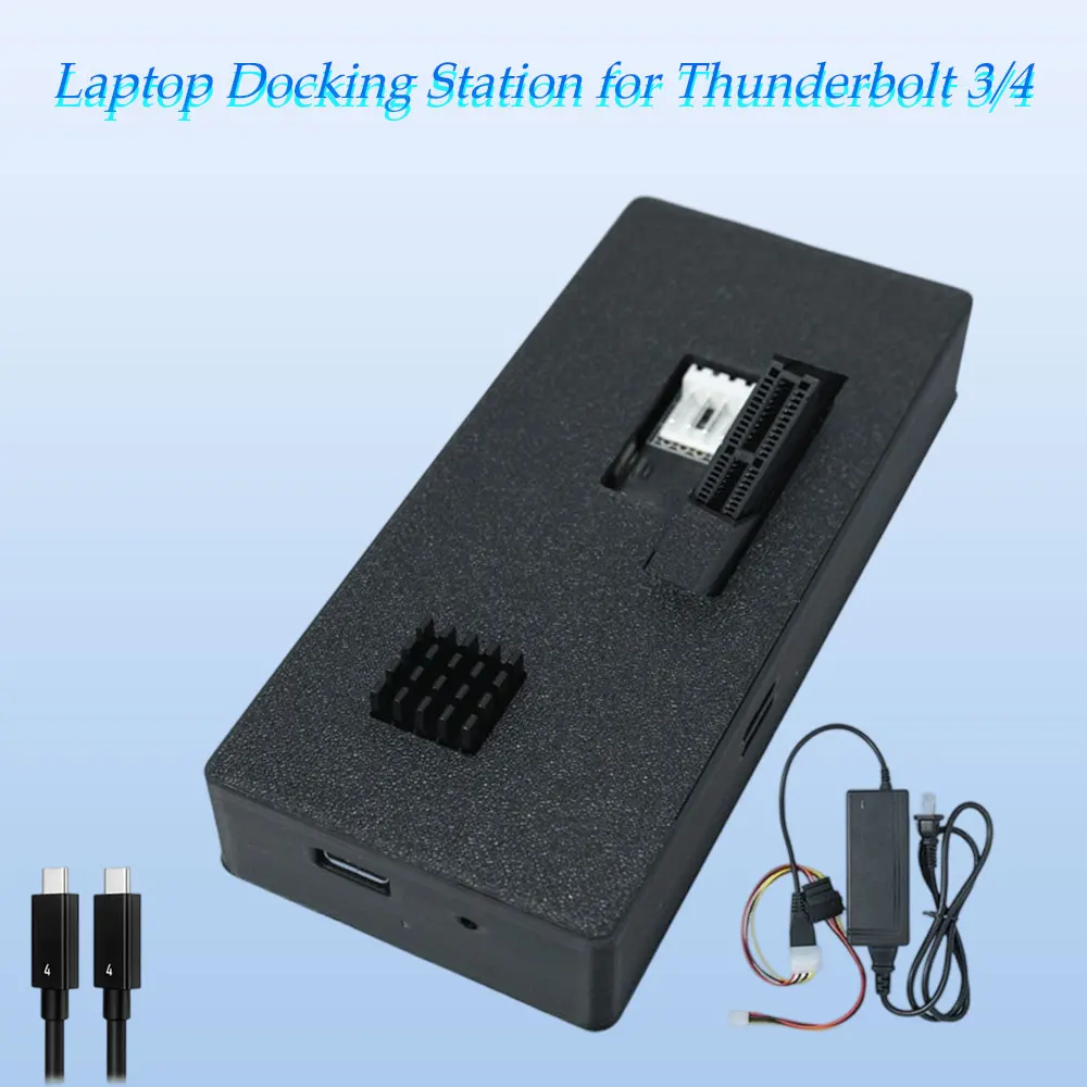 ADT-Link Laptop PCIE Docking Station for Thunderbolt 3/4 Adapter USB4 Expansion DMA Acquisition Card 40Gbps eGPU External Laptop