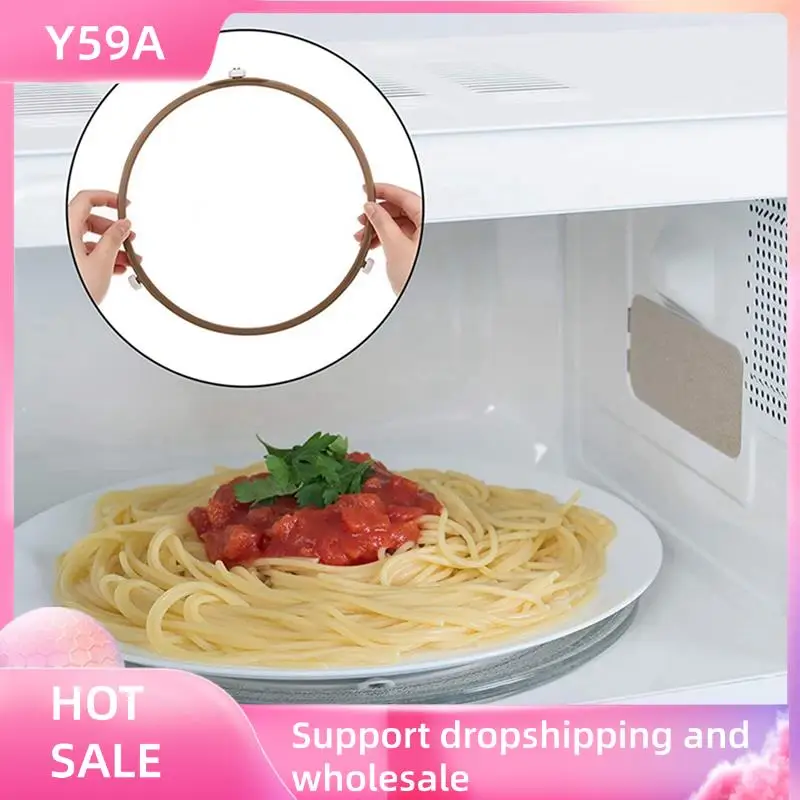 

Y59A 8Pack Microwave Roller Ring Microwave Oven Turntable Ring Plate Tray Support Ring For Glass Plate Tray Supporting