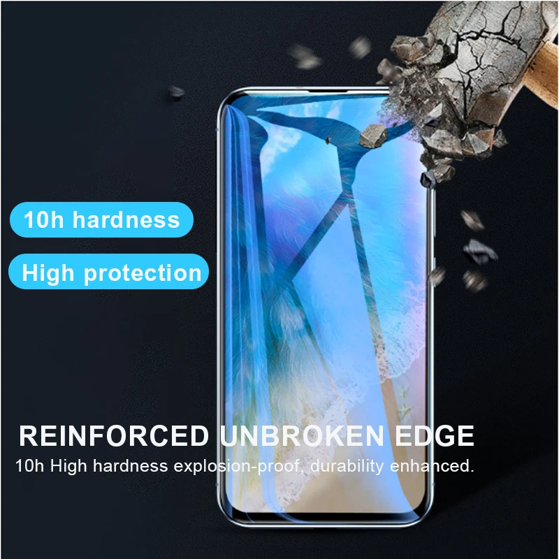 5 piezas Protector de pantalla 9D para iPhone 15 14 13 12 11 Pro Max, vidrio protector para iPhone X XR XS Max 6 6s 7 8 Plus, vidrio templado 5