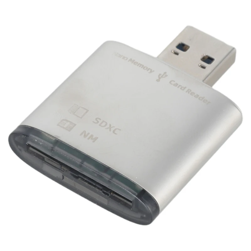 

Portable USB2.0/USB3.0 to Card Reader Easy to Carry, Quick File Access Dropship