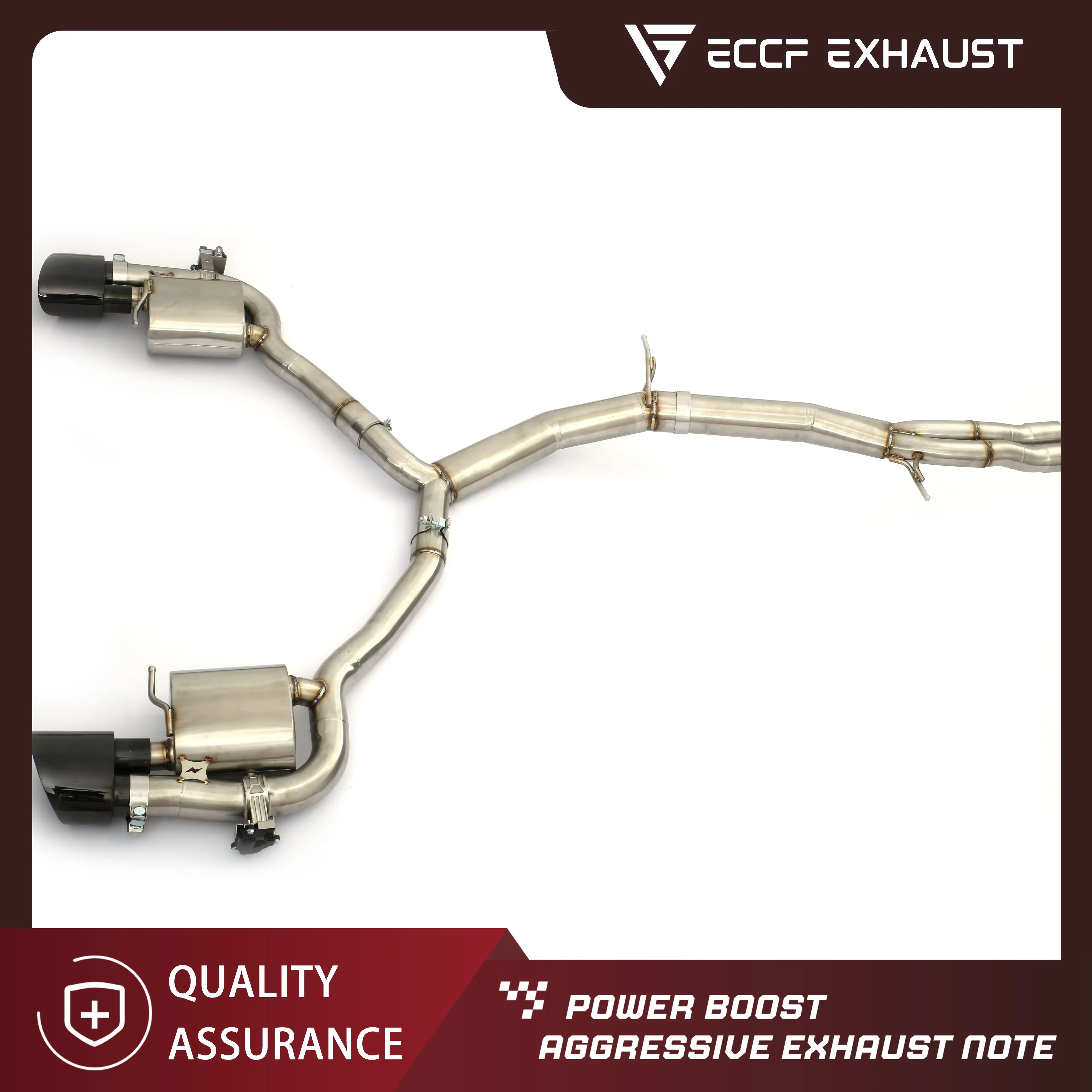 

ECCF Stainless Steel Valved Catback Exhaust for Audi RS5 B9 B95 Sport Sound Performance Exhaust System