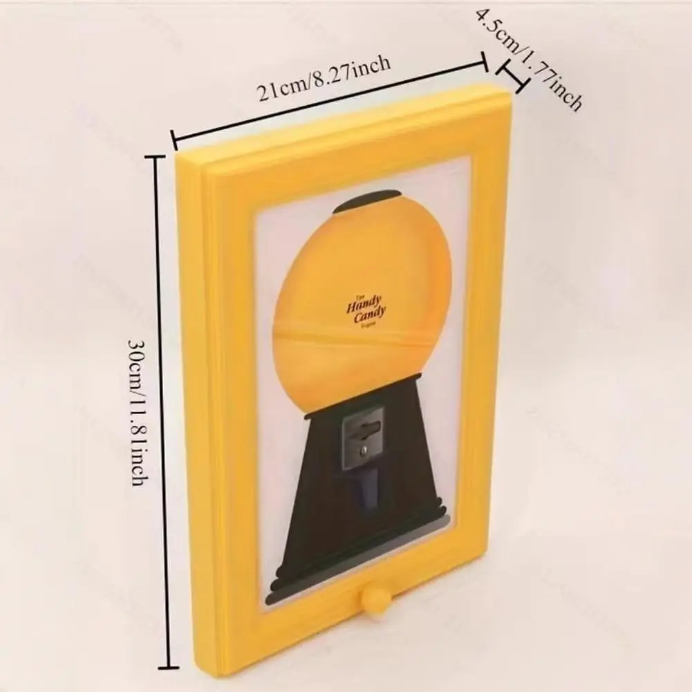 Candy Dispenser Picture Hanging Frame, Wall Mounted Picture Frame Candy Dispenser, Handy Candies Frame, Gumball Machine for Cand