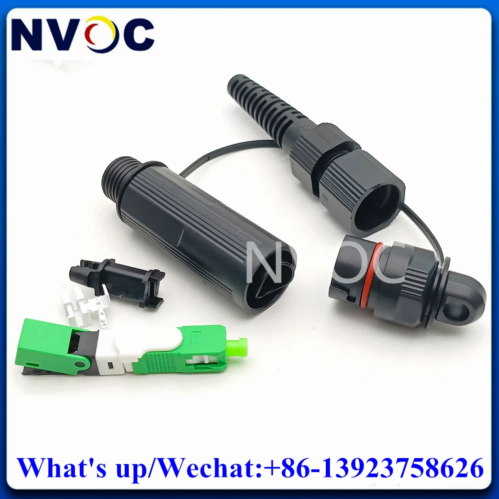 

10Sets Mini IP SC Field Installable Fast Connector for Huawei SCAPC SCUPC Fiber Optical Assembly Quick Fibre Optical Connectors