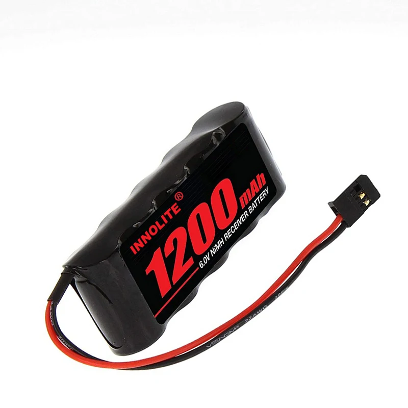 NiMH 6V 1200mAh 5-Cell Flat Receiver Battery Fits Mugen Seiki 1/10 MBX-6T M-spec ,1/10 MTX-5 , 1/10MRX5,1/8 MBX-6 M Spec Models