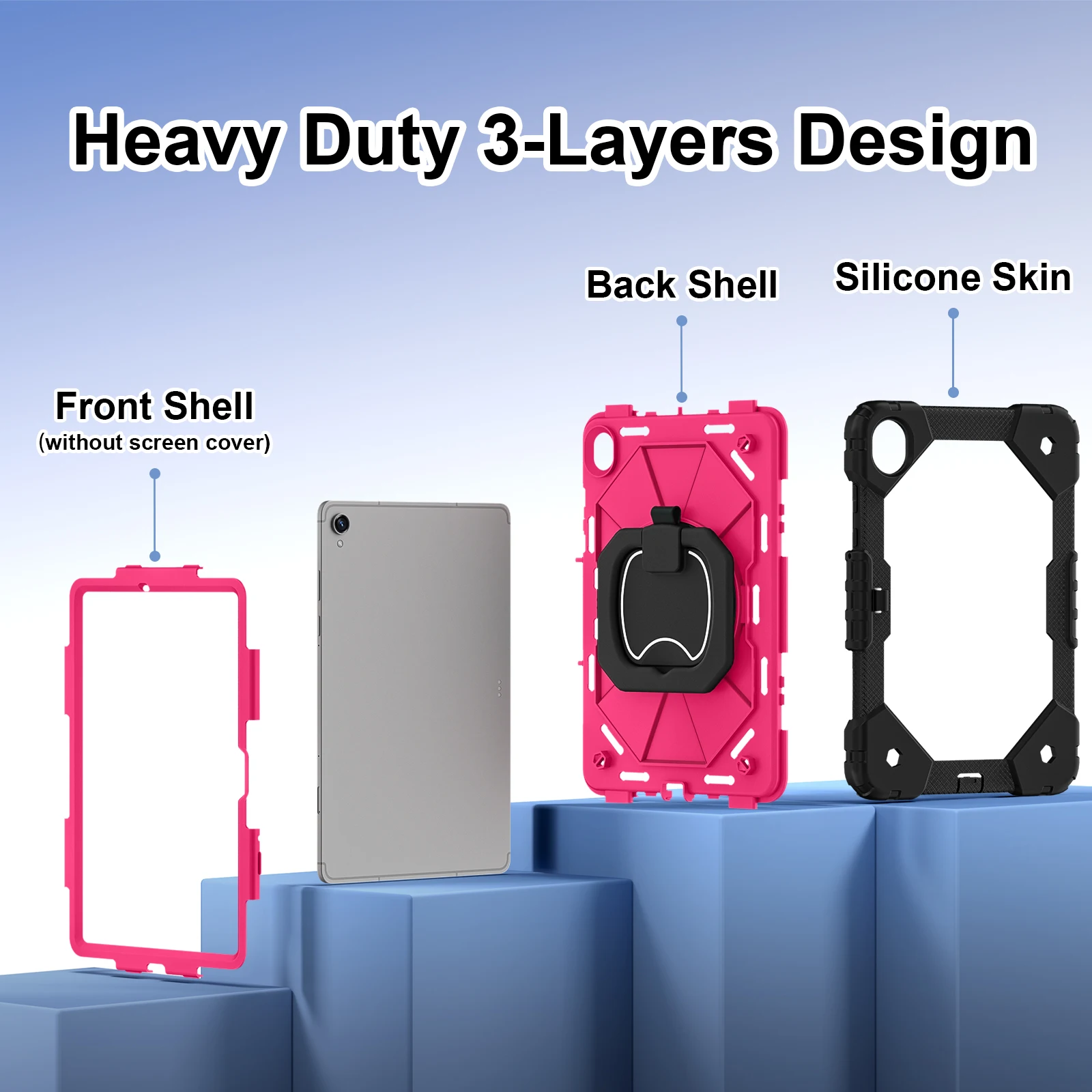 360°Rotation Stand Tablet Case - Tablet A9 Accessories ulasan dan harga