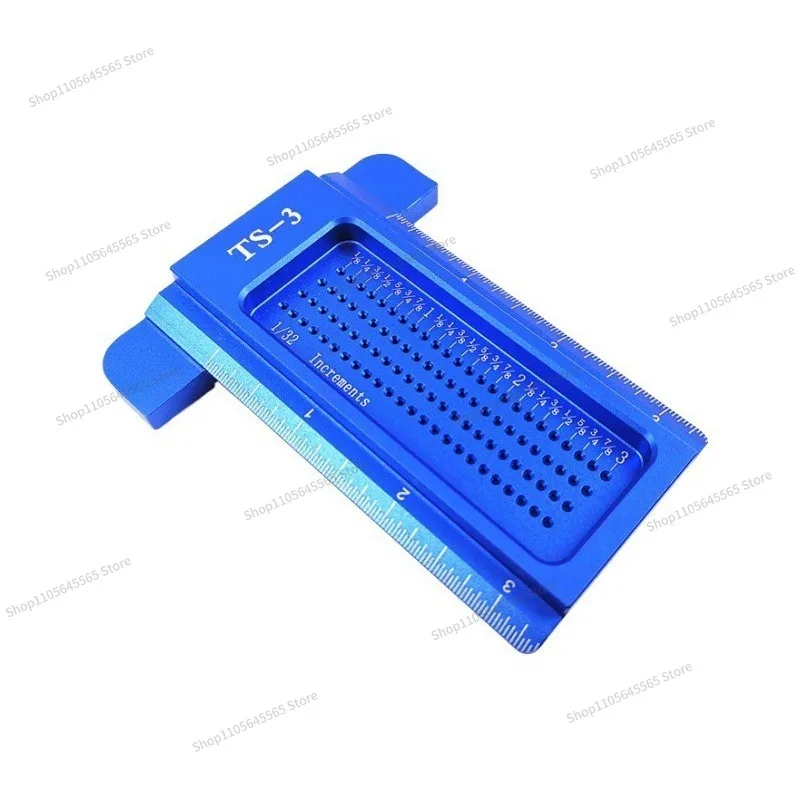 For TS-3 Woodworking Marking Ruler Aluminum Alloy T-shaped Ruler