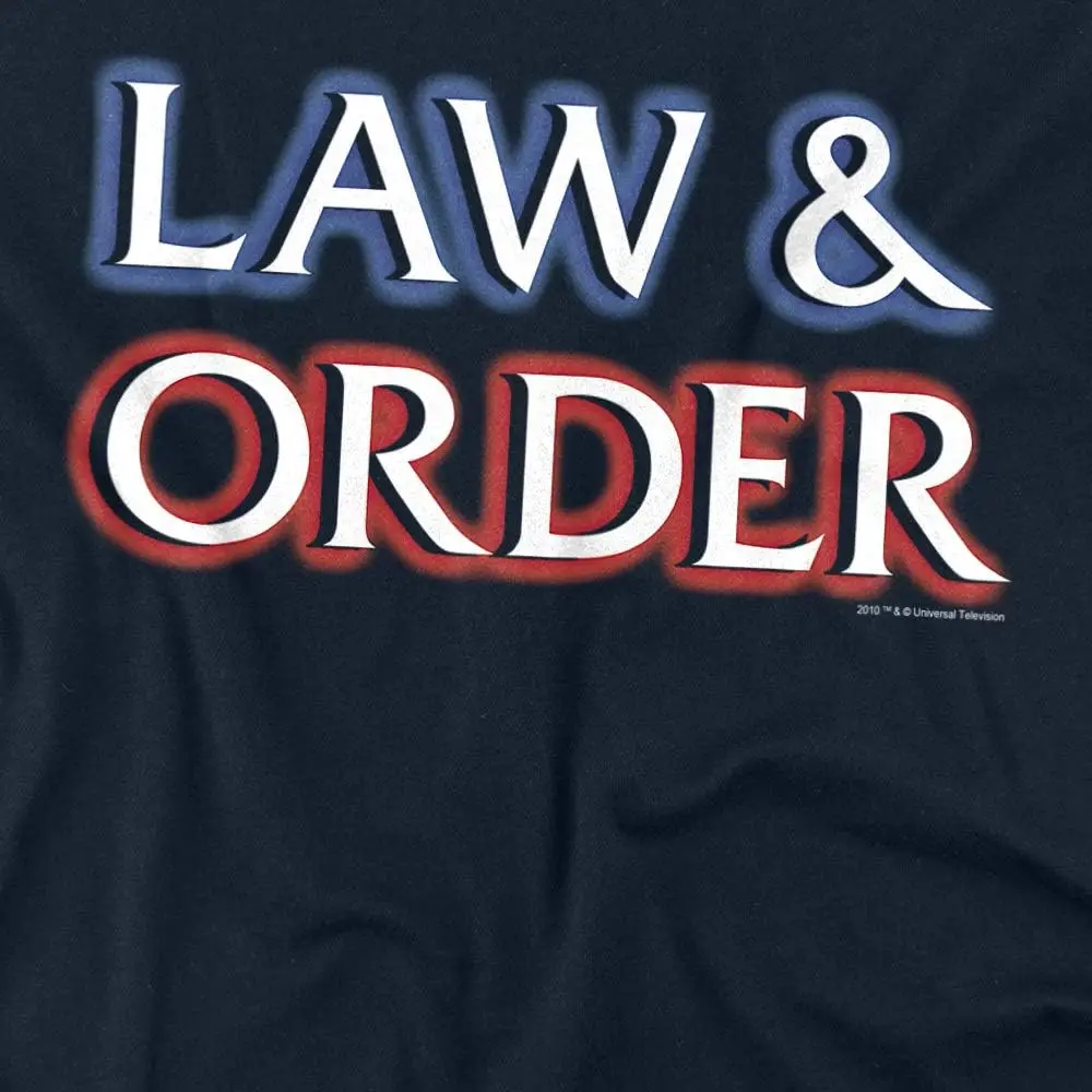 Trevco Men's Law & Order Logo T-Shirt